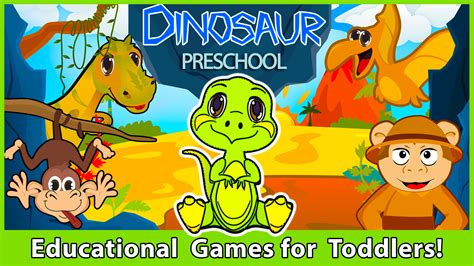 Dinosaur Games For Kids Fun Puzzles For Preschool Toddlers Boys And