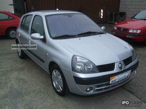 Yakıt tüketimi, segmenti, lastik boyutları, motor hacmi, beygiri, fotoğrafları ve ilanları. 2005 Renault Clio 1.4 16V Privilege, Automatic, MOT till ...