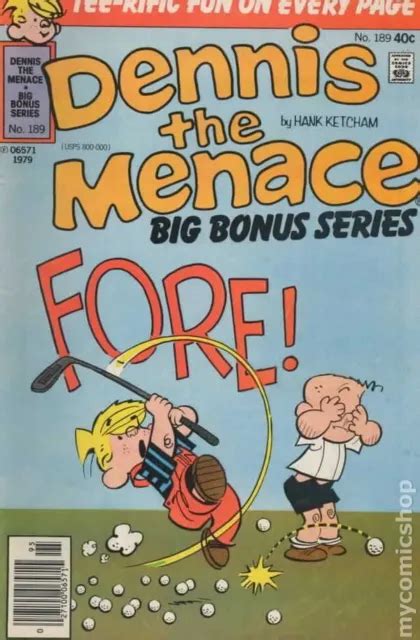 Dennis The Menace Bonus Magazine Series 189 Vf 1979 Image Stock Eur 3