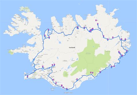 Spielen Nur Trivial Iceland Ring Road Map Banzai Trichter Darlehensgeber