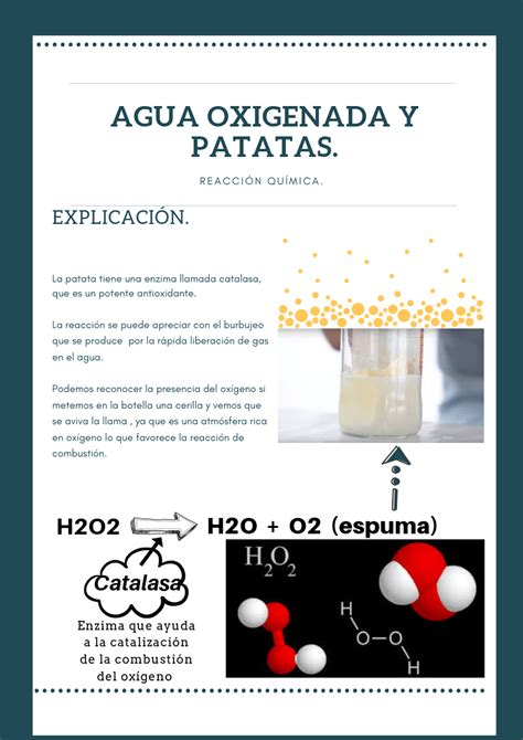 Experimentos De Ciencia A Conciencia Agua Oxigenada Y Patatas