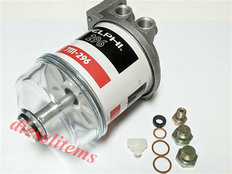 Add On Fuel Filter With Glass Bowl Replaces Cav Az Element Ebay