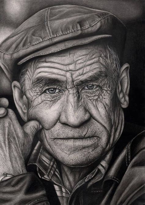 Old Man By Raj Uk Old Man Portrait Foto Portrait Pencil Portrait Portrait Drawing