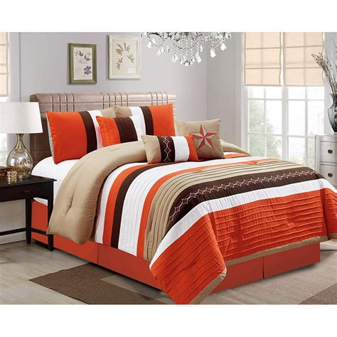 Hgmart Bedding Comforter Set Bed In A Bag 7 Piece Luxury Microfiber
