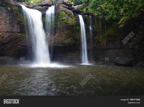 Heo Suwat Waterfall Image And Photo Free Trial Bigstock