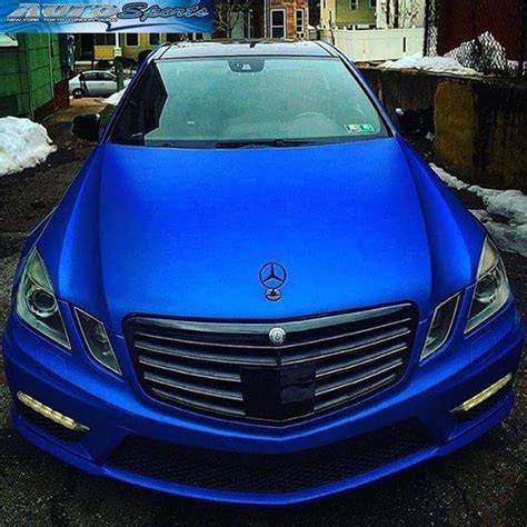 This Benz Wrap Is A Beauty In 3m 1080 Satin Perfect Blue Wrapped By