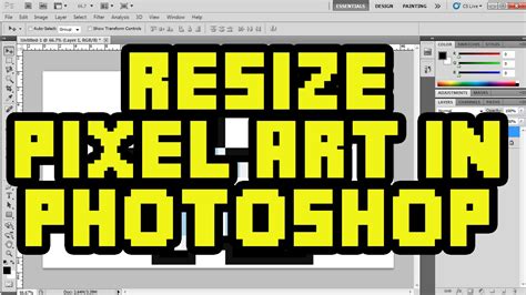 How To Resize Pixel Art In Photoshop Cs6 With No Quality Loss