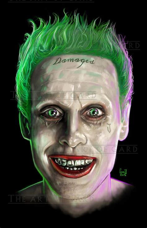 Jared Leto As The Joker Portrait Suicide Squad 11x17 Print