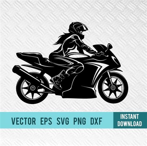Woman On Motorcycle Svg 2133 File Svg Png Dxf Eps Free Free Svg Box