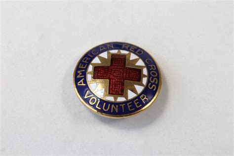 Vintage Red Cross Pin Lot American Red Cross Volunteer Enamel Etsy
