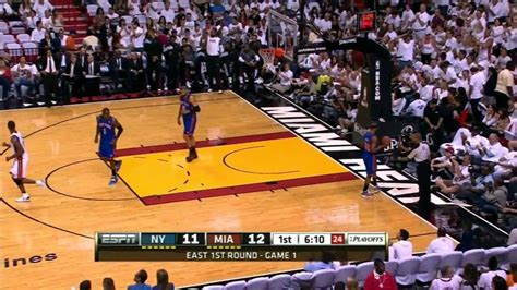 Nba Dunk Of The Night Dwyane Wade Furious Two Handed Putback Dunk Vs