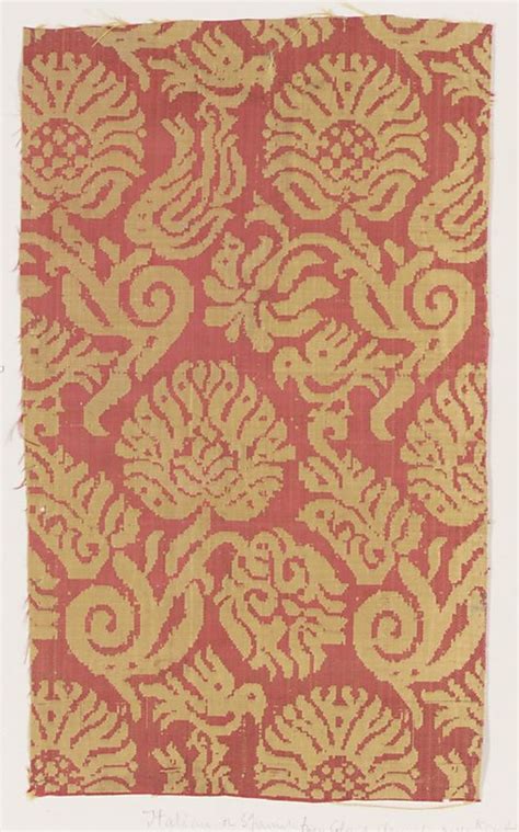 Check out our spanish fabric selection for the very best in unique or custom, handmade pieces from our fabric shops. Fragment | Spanish or Italian | The Metropolitan Museum of ...