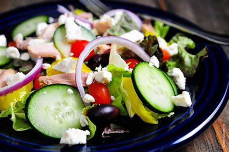 Greek Salad Recipe Cooking Add A Pinch Robyn Stone Greek Salad