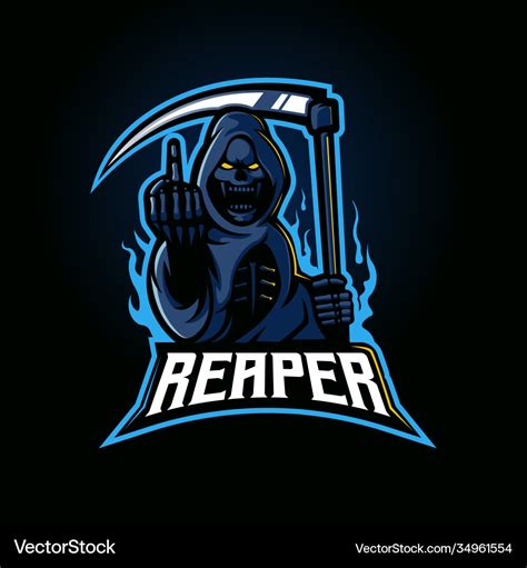 Reaper Gaming Logo Royalty Free Vector Image Vectorstock