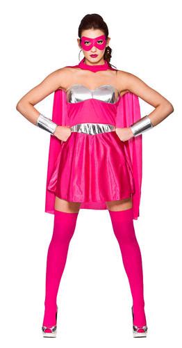 Hot Superheros Ladies Fancy Dress Comic Book Super Hero Womens Adults