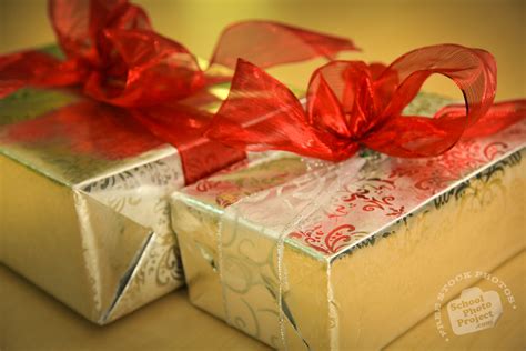 Presents, FREE Stock Photo, Image, Picture: Christmas Presents with Red ...