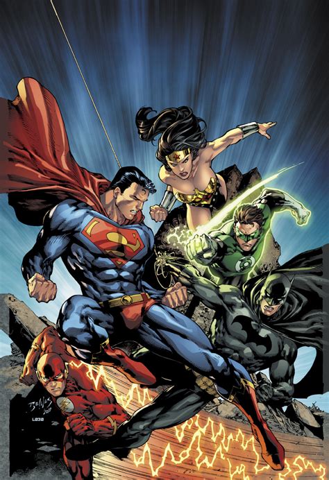 Comics Forever The Justice League Artwork By Ed Benes