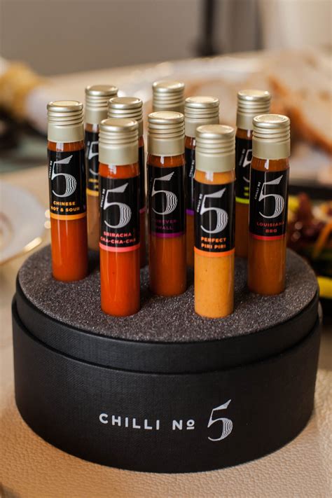 The Dining Collection Hot Sauce T Set Chilli T Set Chilli No 5