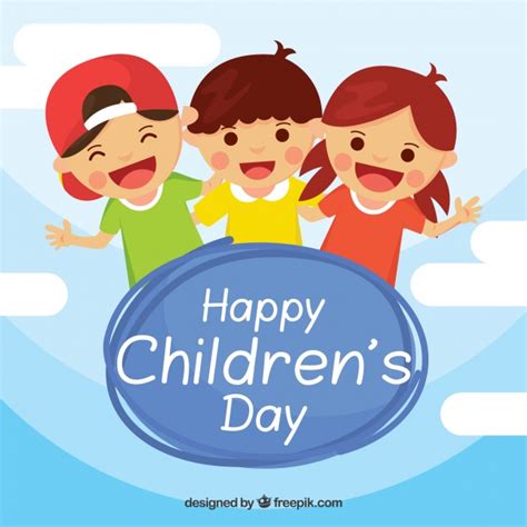 Feliz dia del niño · 618 x 800. Feliz día del niño | Vector Gratis