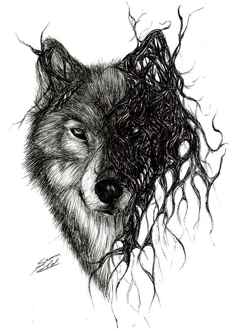 Wolf By Mixielion On Deviantart Wolf Tattoo Sleeve Wolf Tattoo
