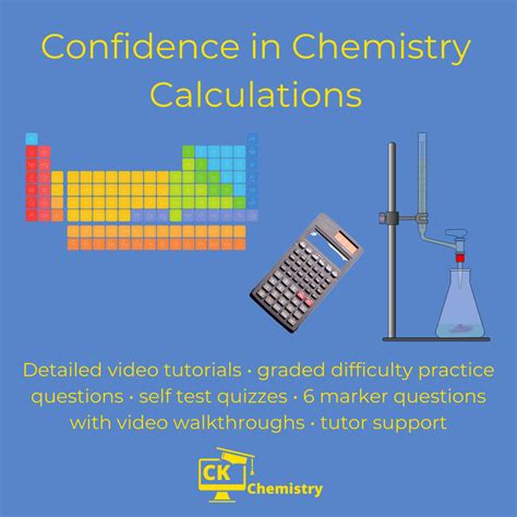 Confidence In Chemistry Calculations Ck Chemistry