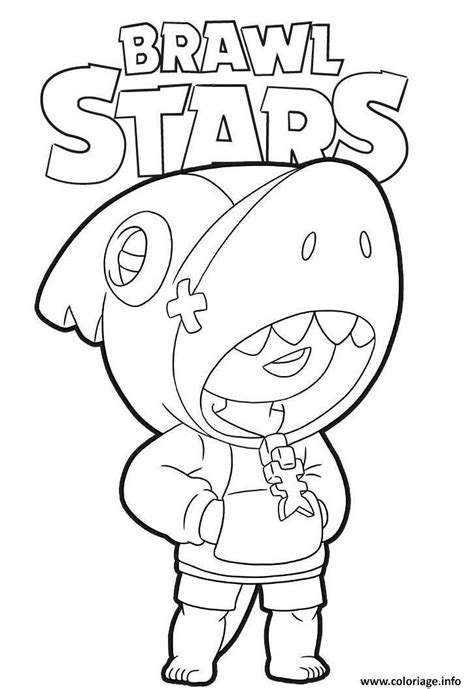 Find the best brawl stars coloring pages for kids & for adults, print 🖨️ and. dessin à imprimer: Dessin A Imprimer Brawl Stars Leon