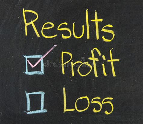 Results Written On A Blackboard Stock Photo Image Of White Chalk