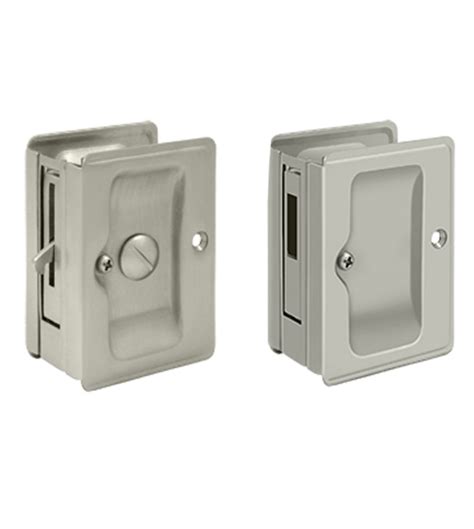 Double Pocket Door Privacy Lock Set Deltana Sdlasdar