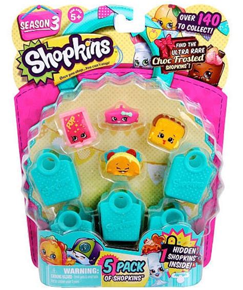 Shopkins Shopkins Season 3 Mini Figure 5 Pack Moose Toys Toywiz