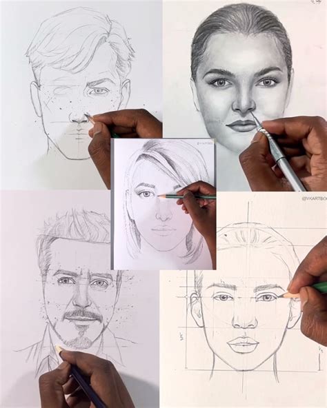 Vkartbox Top 6 Face Drawing Trick Choose Your Favourite 😍