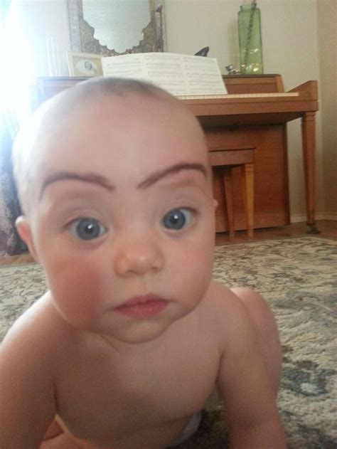 The 24 Worst Sets Of Eyebrows In History Baby Eyebrows Funny