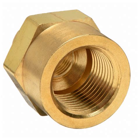 Parker Hex Reducing Coupling Brass 12 In X 38 In Fitting Pipe Size