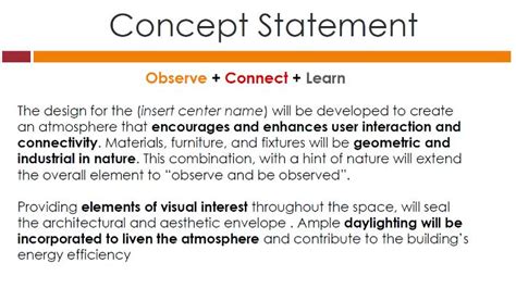 92 Inspiration How To Write A Concept Statement Architecture Free