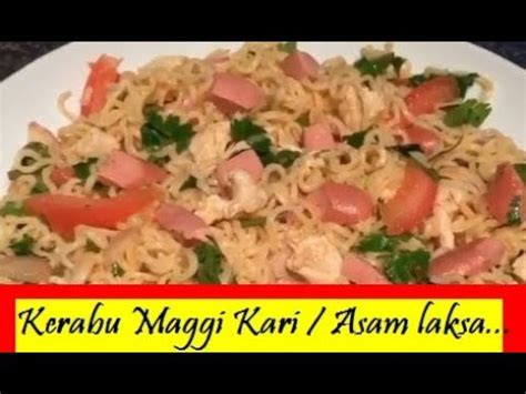 The most common meat used in tinorangsak is pork. Sajian Resepi Maggi Asam Laksa Goreng - Kuliner Melayu