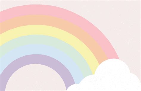 Pastel Rainbow Wallpaperrainbowcirclelinepinkdesign 688027