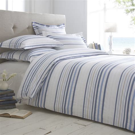 Blue Striped Duvet Cover Home Furniture Design