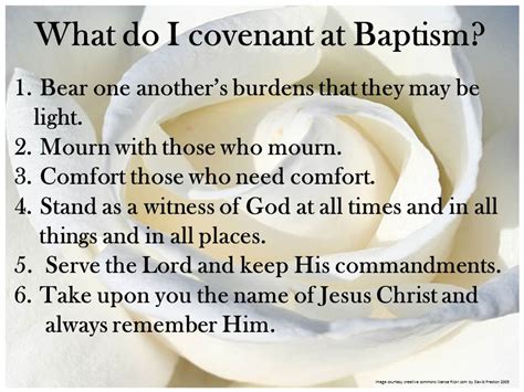 Sofias Primary Ideas Lds Baptismal Covenant List