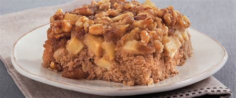 Combine with an electric mixer then beat two more minutes. Upside-Down Apple-Spice Cake recipe from Betty Crocker