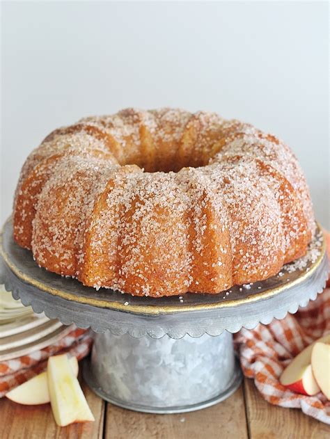Vanilla buttermilk cake with cranberries, apples, pecans #ad #sponsored. Apple Cider Donut Bundt Cake | Cake by Courtney