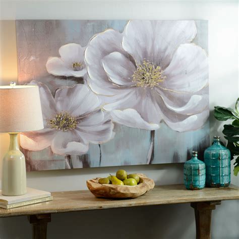 Floral Eloquence Canvas Art Print Kirklands Flower Canvas Art