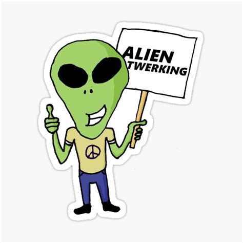 Alien Twerking Twerking Meme Sticker For Sale By Whatwill Eye Do