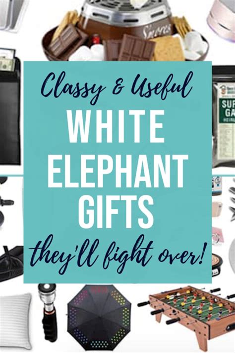 Perhaps you and your loved ones will gather however you're celebrating, the basic tenet of what makes a white elephant exchange successful it holds a glass and hopefully brings relaxation—or at least a nice pinot—closer to hand. 30 Classy Nice & Useful White Elephant Gifts They'll Fight For