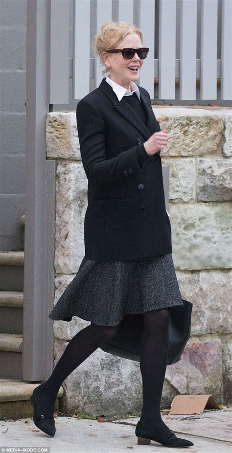 Nicole Kidman Appears In High Spirits As She Leaves Set Of Drama Top Of