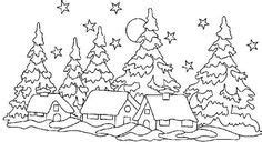 coloring page christmas village google search christmas coloring pages christmas embroidery