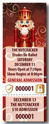 DIY Secure Nutcracker Tickets | Worldwide Ticketcraft | WWTC | A