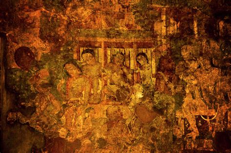 Ajanta Caves Painting Painting By Chintamani Karambelkar Fine Art America
