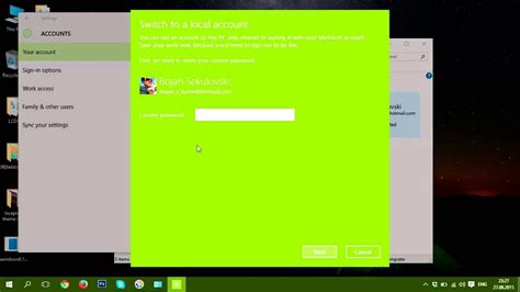 Hi, just click on file & exit i hope that this has been very helpful for you. How to logout from Microsoft Account on Windows 10 - YouTube