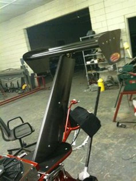 Racecraft Carbon Fiber Mono Strut Rear Wing Assembly Racecraft Chassis