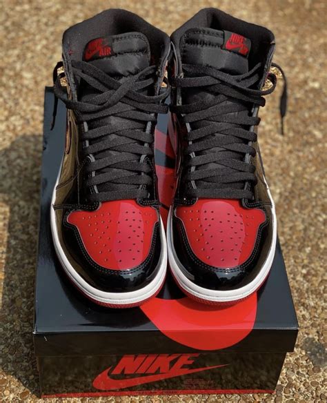 Air Jordan 1 Bred Patent Leather 555088 063 Release Date Sbd