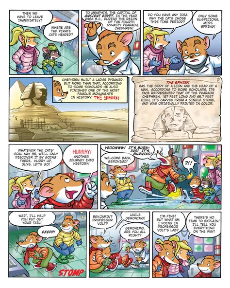Geronimo Stilton Graphic Novel 2 Preview Pages 7 And 8 Book